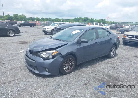 2014 Toyota Corolla Le Plus из США, поврежденный, VIN 2T1BURHE3EC138484